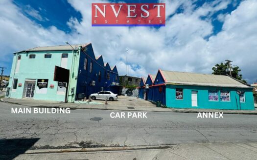 REDUCED – 2 Commercial Buildings & Parking, Baxters Road, Tudor Street, Bridgetown.*Exclusive