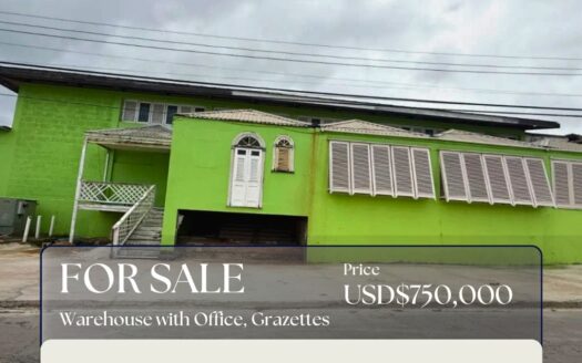 *Exclusive Warehouse with Office in Grazettes, St. Michael
