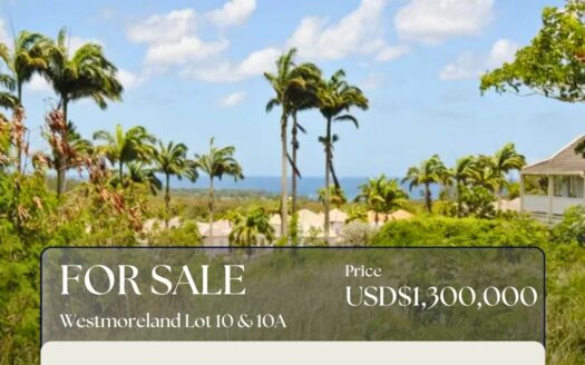 REDUCED – Westmoreland Lot 10 & 10A, St. James