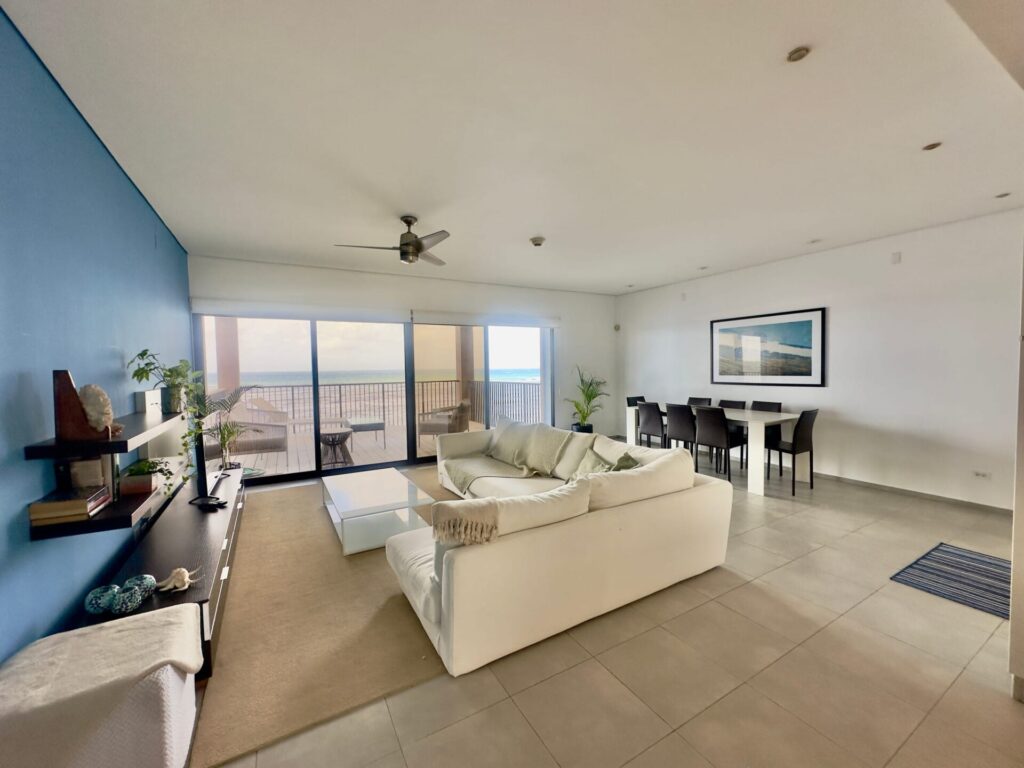 3 Bed Furnished Beachfront Apartment – Ocean Reef 202, Christ Church | Barbados Long Term Rentals – Available from March 2027, photo 1